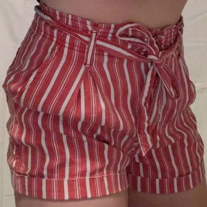 Red and White Stripped Shorts!